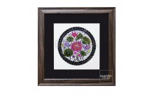 กรอบรูปใส่ผ้าปักศิลปะ